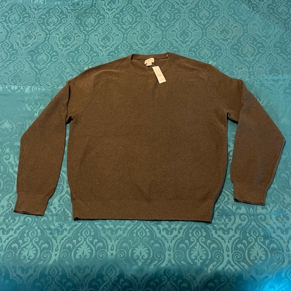 J. Crew Other - Nwt J Crew men’s cotton army green sweater medium